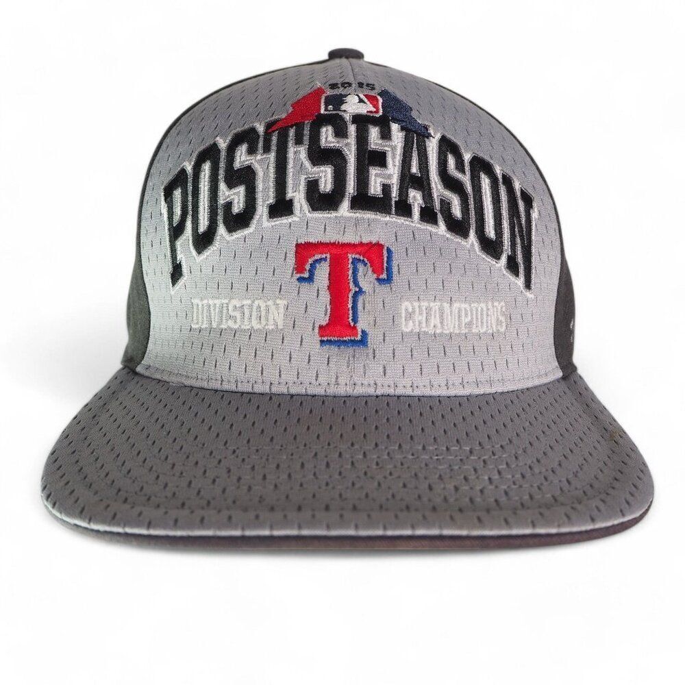 '47 Brand MLB Texas Rangers 2015 Post Season Division Champions Snapback Hat Gre